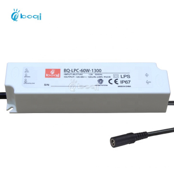 boqi CE FCC SAA 60w 30-42v 1300ma constant current led panel driver